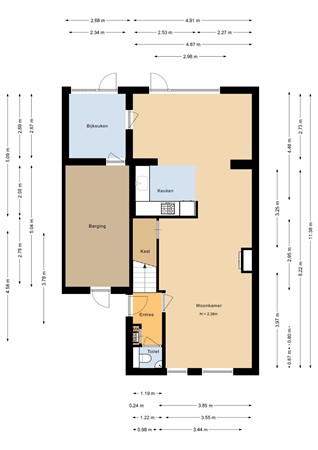 Foto - Onder bod: De Sallandse Roe 40, 8252 JW Dronten